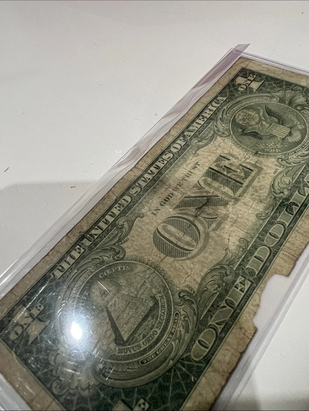 1935 H One Dollar with “In God We Trust” motto
